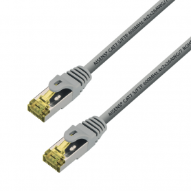 CABLE RED AISENS LATIGUILLO RJ45 LSZH CAT.7 SFTP PIMF 25CM GRIS