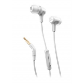 AURICULARES INTRAUDITIVOS JBL E15/ CON MICROFONO/JACK 3.5/ BLANCO