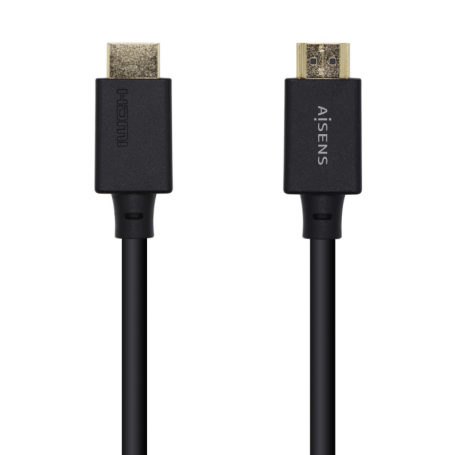 CABLE HDMI AISENS V2.1 ULTRA ALTA VELOCIDAD 8K60HZ M/M 0.5M NEGRO