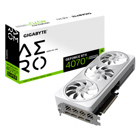 TARJETA GRAFICA GIGABYTE RTX 4070 TI SUPER AERO OC 16GB