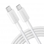 CABLE ANKER 322 USB-C A USB-C 1,8M 60W BLANCO