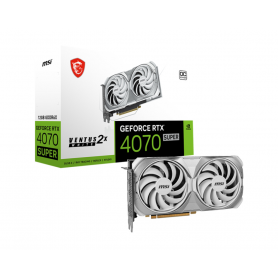 TARJETA GRAFICA MSI RTX 4070 VENTUS 2X  WHITE OC 12GB GDDR6X