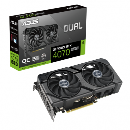 TARJETA GRAFICA ASUS DUAL RTX4070 SUPER OC 12GB EVO