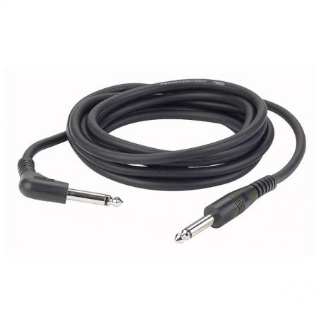 DAP FL10 - unbal. Jack mono > Jack mono 90° Black 3 m - Imagen 1