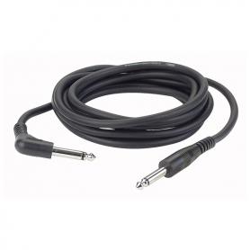 DAP FL10 - unbal. Jack mono > Jack mono 90° Black 6 m - Imagen 1