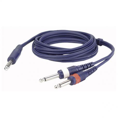 DAP FL32 - mono Jack > 2 mono Jack L/R 1,5 m - Imagen 1