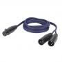 DAP FL39 - bal. XLR/F 3 p. > 2 XLR/M 3 p. 1,5 m - Imagen 1