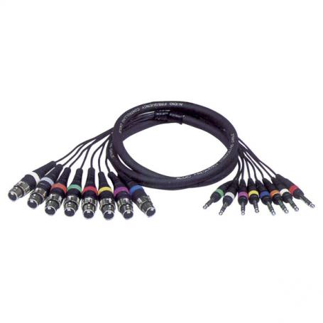 DAP FL67 - 8 XLR/F 3 p. > 8 Jack stereo 6 m - Imagen 1