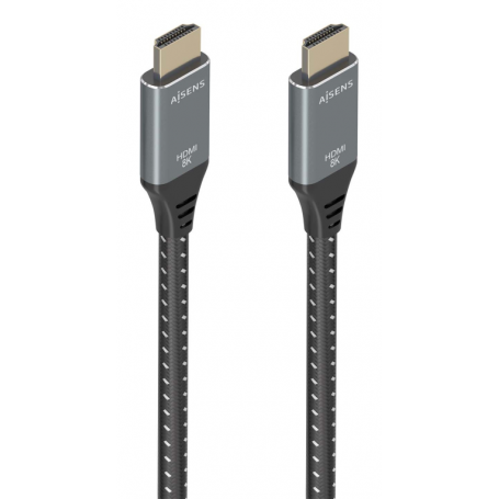 CABLE HDMI AISENS V2.1 ULTRA ALTA VELOCIDAD 8K@60HZ 48GBPS M/M 5.0M