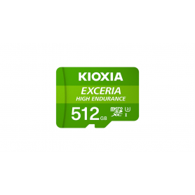 MICRO SD KIOXIA 512GB EXCERIA HIGH ENDURANCE UHS-I C10 R98 CON ADAPTADOR