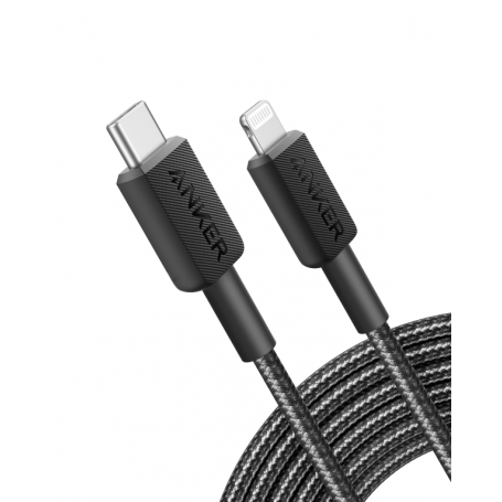 CABLE ANKER 322 USB-C TO LIGHTNING CABLE NYLON 3M BLACK