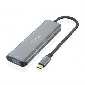 HUB AISENS USB 3.2 GEN1 5G USB-C USB-C/M-1XUSB-C/H-3XUSB-A/H 15CM