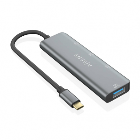 HUB AISENS USB 3.2 GEN2 10G USB-C USB-C/M-1XUSB-C/H-3XUSB-A/H 15CM