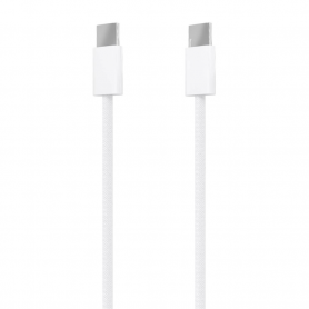 CABLE AISENS USB 2.0 3A 60W APPLE USB-C/M-USB-C/M BLANCO 2.0M