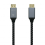 CABLE AISENS DISPLAYPORT V1.4 8K60HZ DP M-DP M GRIS NEGRO 1.5M