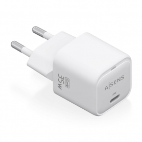 CARGADOR AISENS GAN 35W 1XUSB-C PD3.0 QC4.0 BLANCO