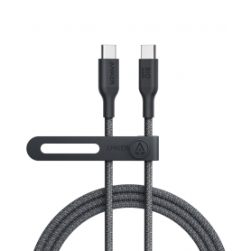 CABLE ANKER 544 USB-C TO USB-C CABLE (6FT 140W BIO-NYLON BLACK)