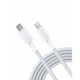 CABLE ANKER 322 USB-C TO LIGHTNING CABLE NYLON 3M WHITE