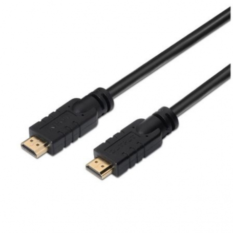 CABLE HDMI AISENS ALTA VELOCIDAD CON REPETIDOR A/M-A/M NEGRO 15M