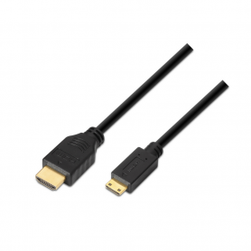 CABLE HDMI AISENS A MINI HDMI ALTA VELOCIDAD A/M-C/M NEGRO 1.8M