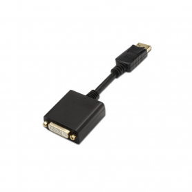 CONVERSOR AISENS DISPLAYPORT A DVI SINGLE LINK DP/M-DVI/H 15CM