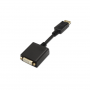 CONVERSOR AISENS DISPLAYPORT A DVI SINGLE LINK DP/M-DVI/H 15CM