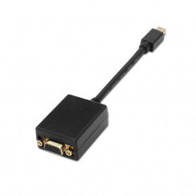 CONVERSOR AISENS MINI DISPLAYPORT A SVGA MDP/M-SVGA/H NEGRO 15CM