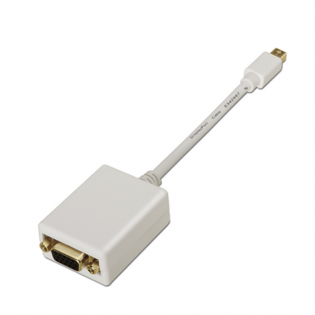 CONVERSOR AISENS MINI DISPLAYPORT A SVGA MDP/M-SVGA/H BLANCO 15CM