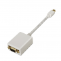 CONVERSOR AISENS MINI DISPLAYPORT A SVGA MDP/M-SVGA/H BLANCO 15CM