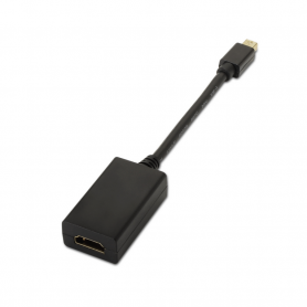 CONVERSOR AISENS MINI DISPLAYPORT A HDMI MDP/M-HDMI A/H NEGRO 15CM