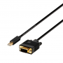 CABLE CONVERSOR AISENS MINI DISPLAYPORT A VGA NEGRO 2.0M