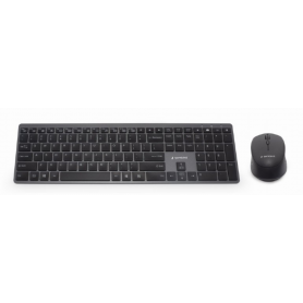 KIT INALAMBRICO TECLADO RATON RETROILUMINADO PRO BUSINESS SLIM DISEÑP ES NEGRO