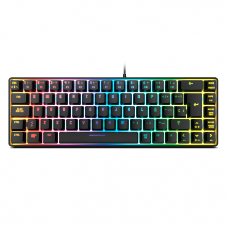 TECLADO MINI KROM KALISTA RGB MEMBRANA