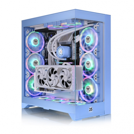 CAJA THERMALTAKE CTE E600 MX HYDRANGEA BLUE ARGB ATX 2XUSB 3.0 SIN FUENTE AZUL