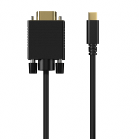 CABLE CONVERSOR AISENS USB-C A VGA USB-C/M-HDB15/M NEGRO 0.8M