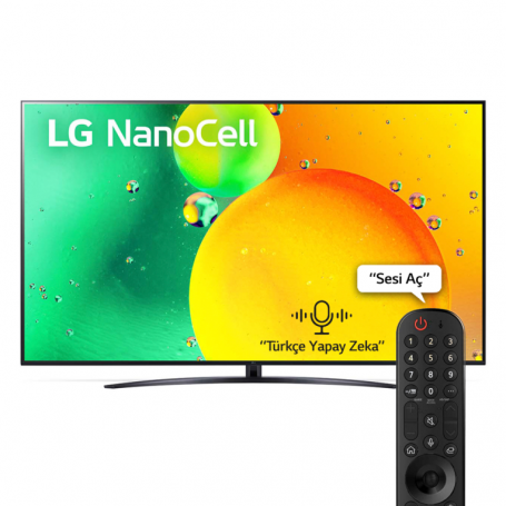 TV LG 43NANO766 QA 43" UHD PROCESADOR INTELIGENTE SMART TV 4K