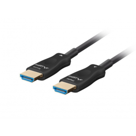 CABLE HDMI AOC LANBERG V2.1 M/M OPTICO ACTIVO 8K60HZ 20M NEGRO