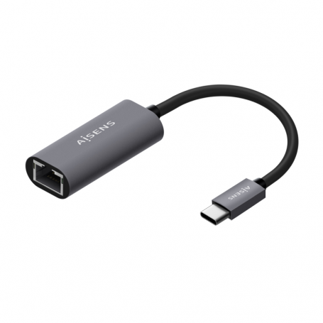 CABLE CONVERSOR AISENS USB3.1 GEN1 USB-C A ETHERNET GIGABIT GRIS 15CM