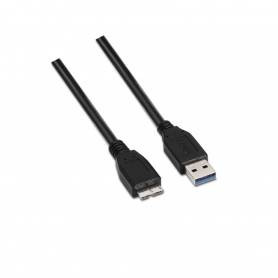 CABLE AISENS USB 3.0 TIPO A/M-MICRO B/M NEGRO 1.0M