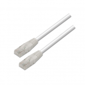 CABLE RED AISENS LATIGUILLO RJ45 CAT.5E UTP AWG24 BLANCO 10M