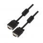 CABLE AISENS SVGA CON FERRITA HDB15/M-HDB15/M NEGRO 25M