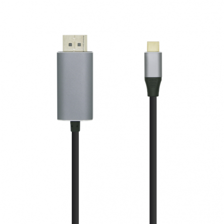 CABLE CONVERSOR AISENS USB-C A DISPLAYPORT 4K60HZ NEGRO 0.8M