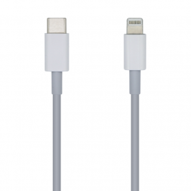 CABLE AISENS USB 2.0 LIGHTNING/M-USB-C/M PD BLANCO 20CM