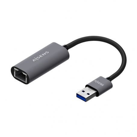 CONVERSOR AISENS USB 3.0 A ETHERNET GIGABIT GRIS 15CM