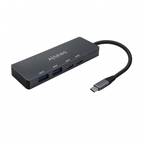 HUB AISENS USB 3.2 GEN1 5G USB-C USB-C/M-2XUSB-C/H-2XUSB-A/H 15CM