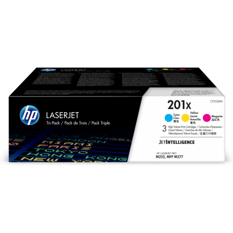 TONER HP 201X PACK AHORRO CIAN MAGENTA AMARILLO