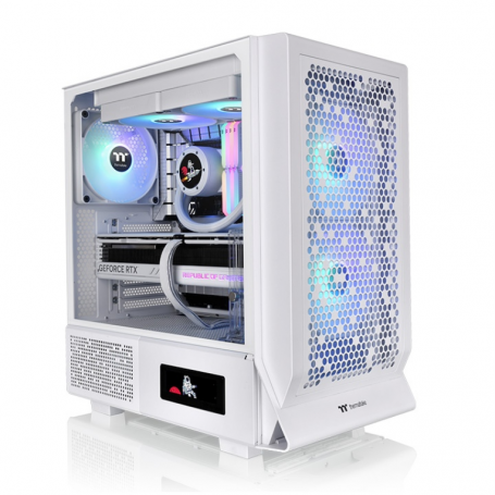 CAJA THERMALTAKE CERES 330 TG ARGB SNOW ATX 2XUSB 3.0 SIN FUENTE BLANCO