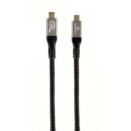 CABLE GEMBIRD USB 4 TIPO C DE PRIMERA CALIDAD, 40 GBPS, 240 W, 1,5 M