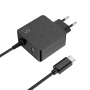 CARGADOR PORTATIL EWENT USB C 45W PUERTO ADICIONAL USB A