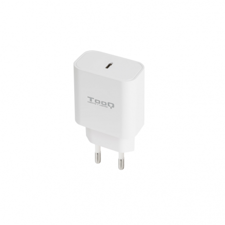 CARGADOR TOOQ DE PARED USB-C PD3.0 20W BLANCO